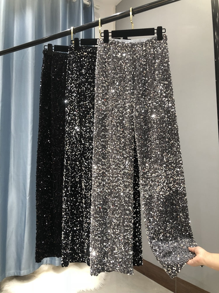 Thia Glitter Pants | Shine all night in these pants! 1
