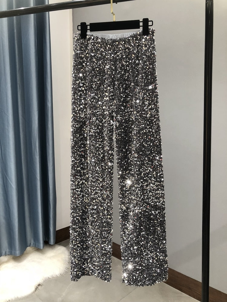 Thia Glitter Pants | Shine all night in these pants! 8