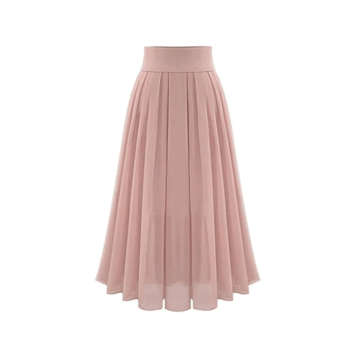 Trendy pleated maxi skirt with high waist – Mirella 2