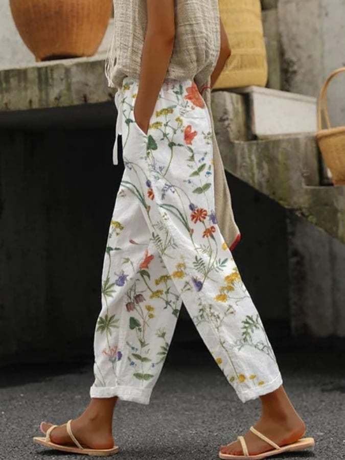 Women's Comfortable Pants with Print – Nova 1