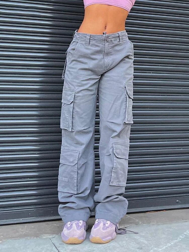 Women's Summer Cargo Pants with High Waist – Romy 0